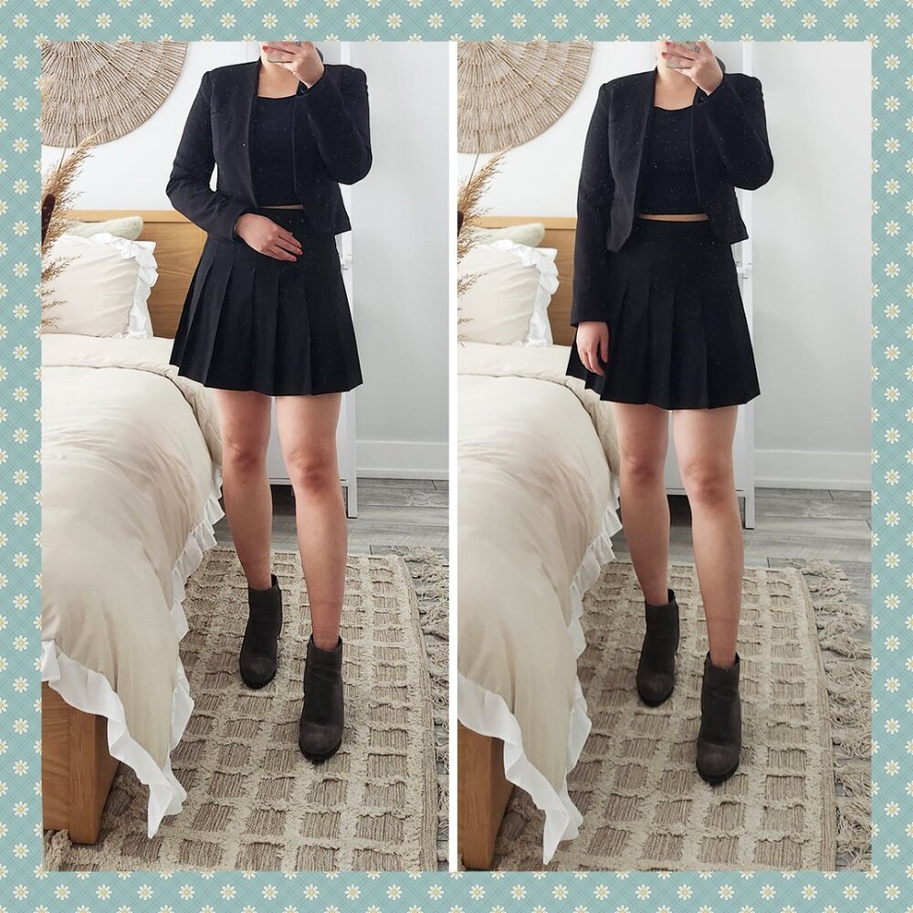 NWOT Premise Black Cropped Blazer